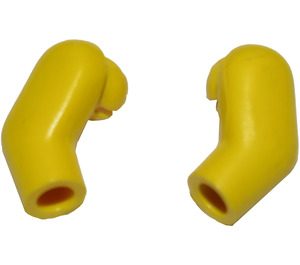 LEGO Jaune Minifigurine Bras (La gauche et Droite Pair)