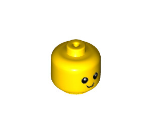 LEGO Jaune Minifigure De bébé Diriger avec cou (26556 / 35666)
