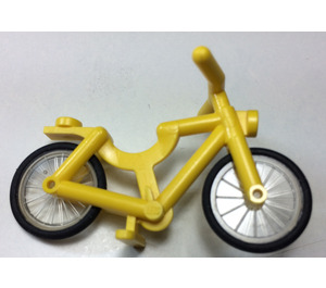 LEGO Gelb Minifigure Fahrrad mit Räder und Tires (73537)