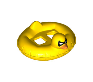LEGO Jaune Minifigure Inflatable Swim Bague avec Ducks Diriger (28421 / 29752)