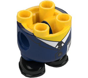 LEGO Yellow Minions Body with Feet with Dark Blue Suit with Tie (67644)