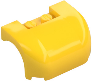 LEGO Yellow Mudguard Bonnet 3 x 4 x 1.7 Curved (38224 / 93587)