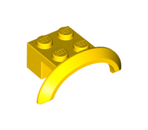 LEGO Yellow Mudguard Brick 2 x 4 x 1 with Wheel Arch (28579 / 98282)