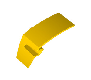 LEGO Yellow Mudguard Panel 3 Left (61071)