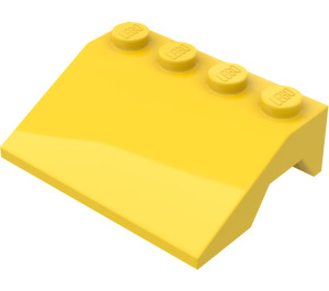 LEGO Gul Stänkskydd Backe 3 x 4 (2513)