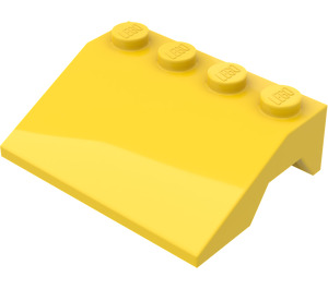 LEGO Yellow Mudguard Slope 3 x 4 (2513)