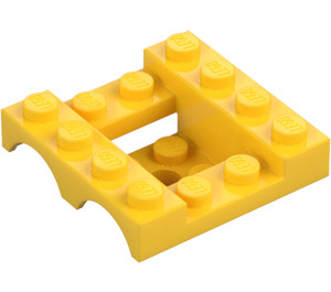 LEGO Yellow Mudguard Vehicle Base 4 x 4 x 1.3 (24151)