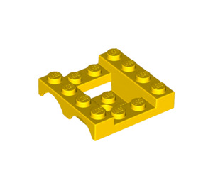 LEGO Jaune Garde-boue Véhicule Base 4 x 4 x 1.3 (24151)