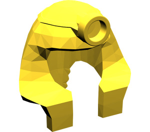 LEGO Jaune Mummy Headdress avec anneau solide à l'intérieur (30168 / 90462)