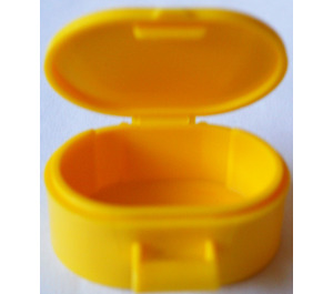 LEGO Yellow Oval Case with Handle (6203)