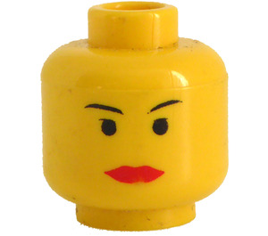 LEGO Yellow Padme Naberrie Head (Safety Stud) (3626)