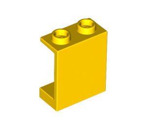 LEGO Giallo Pannello 1 x 2 x 2 senza supporti laterali, bottoncini cavi (4864 / 6268)