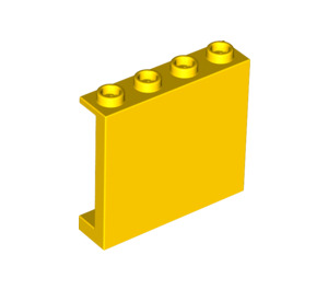 LEGO Geel Paneel 1 x 4 x 3 met zijsteunen, holle noppen (35323 / 60581)