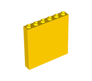 LEGO Gelb Panel 1 x 6 x 5 (35286 / 59349)