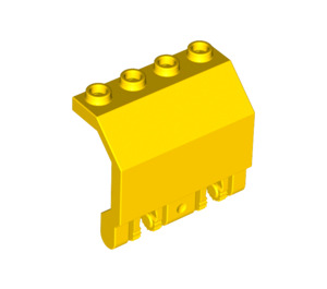 LEGO Gelb Panel 2 x 4 x 2 mit Hinges (44572)