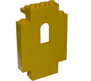 LEGO Yellow Panel 2 x 5 x 6 with Window (4444)