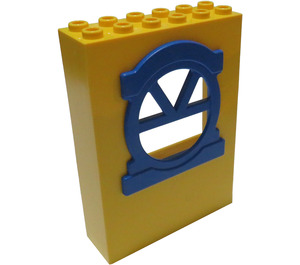 LEGO Giallo Pannello 2 x 6 x 7 Fabuland Parete Assembly (3890)