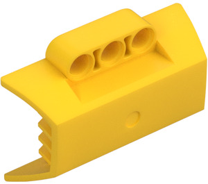 LEGO Yellow Panel 4 x 6 Side Flaring Intake with Three Holes (61069)