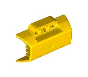 LEGO Yellow Panel 4 x 6 Side Flaring Intake with Three Holes (61069)