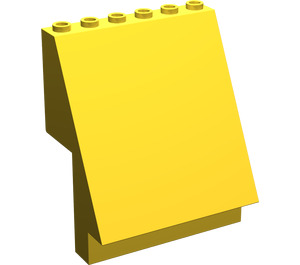 LEGO Yellow Panel 6 x 4 x 6 Sloped (30156)