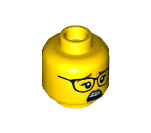 LEGO Yellow Paola Minifigure Head (Recessed Solid Stud) (3626 / 57291)