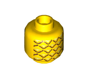 LEGO Geel Pineapple (Verzonken Solid Stud) (3626 / 15829)