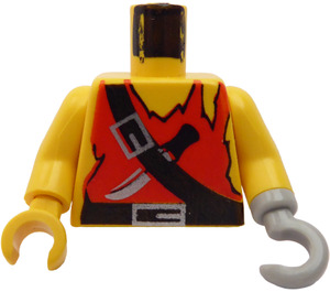 LEGO Yellow  Pirates Torso (973 / 74331)