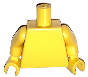 LEGO Yellow Plain Minifig Torso with Yellow Arms and Hands (76382 / 88585)