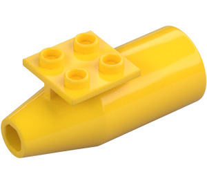 LEGO Gul Flygplan Jetmotor (4868)