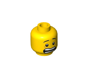 LEGO Gelb Anlage Monster Schmucklos Kopf (Einbau-Vollbolzen) (3626 / 22368)
