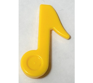 LEGO Yellow Plate 1 x 1 with Musical Note