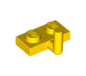 LEGO Gelb Platte 1 x 2 mit Haken (5 mm horizontaler Arm) (43876 / 88072)