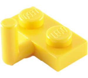 LEGO Žlutá Deska 1 x 2 s Hák (6 mm horizontální rameno) (4623)