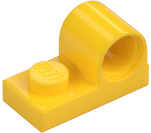 LEGO Žlutá Deska 1 x 2 s Kolík otvor (11458)