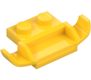 LEGO Gul Plate 1 x 2 med Spoiler (50949)