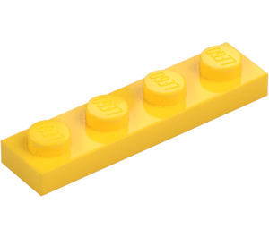 LEGO Жълто Плоча 1 x 4 (3710)