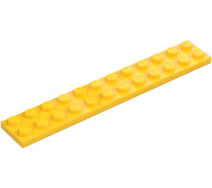 LEGO Gelb Platte 2 x 12 (2445)