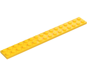 LEGO Keltainen Levy 2 x 16 (4282)