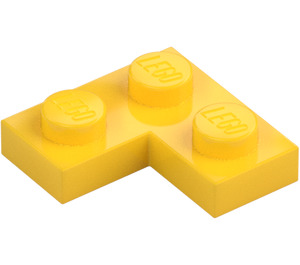 LEGO Žlutá Deska 2 x 2 Roh (2420)