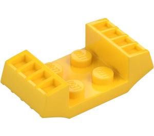 LEGO Żółty Płytka 2 x 2 z Uniesiony Grilles (41862)