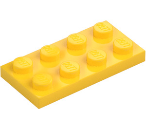 LEGO Geel Plaat 2 x 4 (3020)