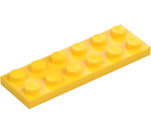 LEGO Geel Plaat 2 x 6 (3795)