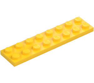 LEGO Gelb Platte 2 x 8 (3034)