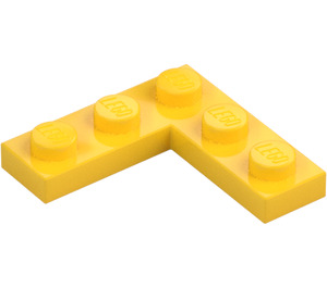 LEGO Gelb Platte 3 x 3 Ecke (77844)