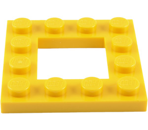 LEGO Yellow Plate 4 x 4 with 2 x 2 Open Center (64799)