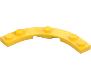 LEGO Jaune assiette 5 x 5 Rond Pièce de monnaie (80015)