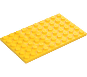 LEGO Jaune assiette 6 x 10 (3033)