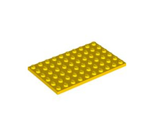 LEGO Yellow Plate 6 x 10 (3033)
