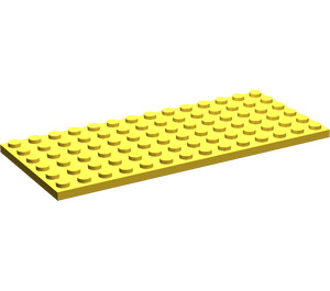 LEGO Gelb Platte 6 x 14 (3456)