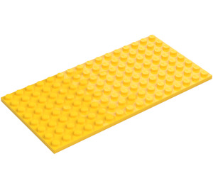 LEGO Giallo Piastra 8 x 16 (92438)